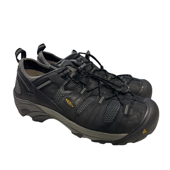 Keen Men's Atlanta Cool II Black Steel Toe Work/Hiking Shoes Size 12EE